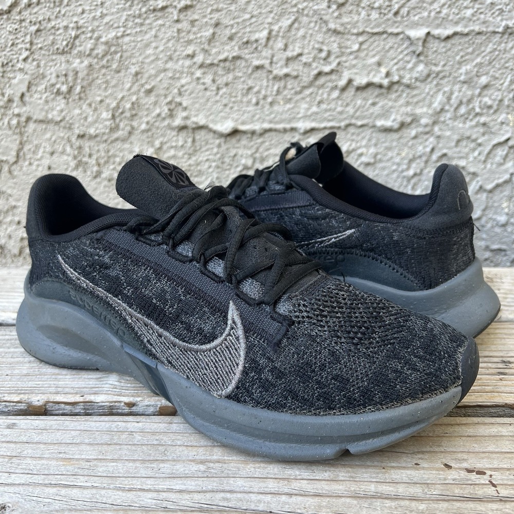 Nike Shoes Men Size 9 SuperRep Go 3 Next Flyknit Training Black/Gray